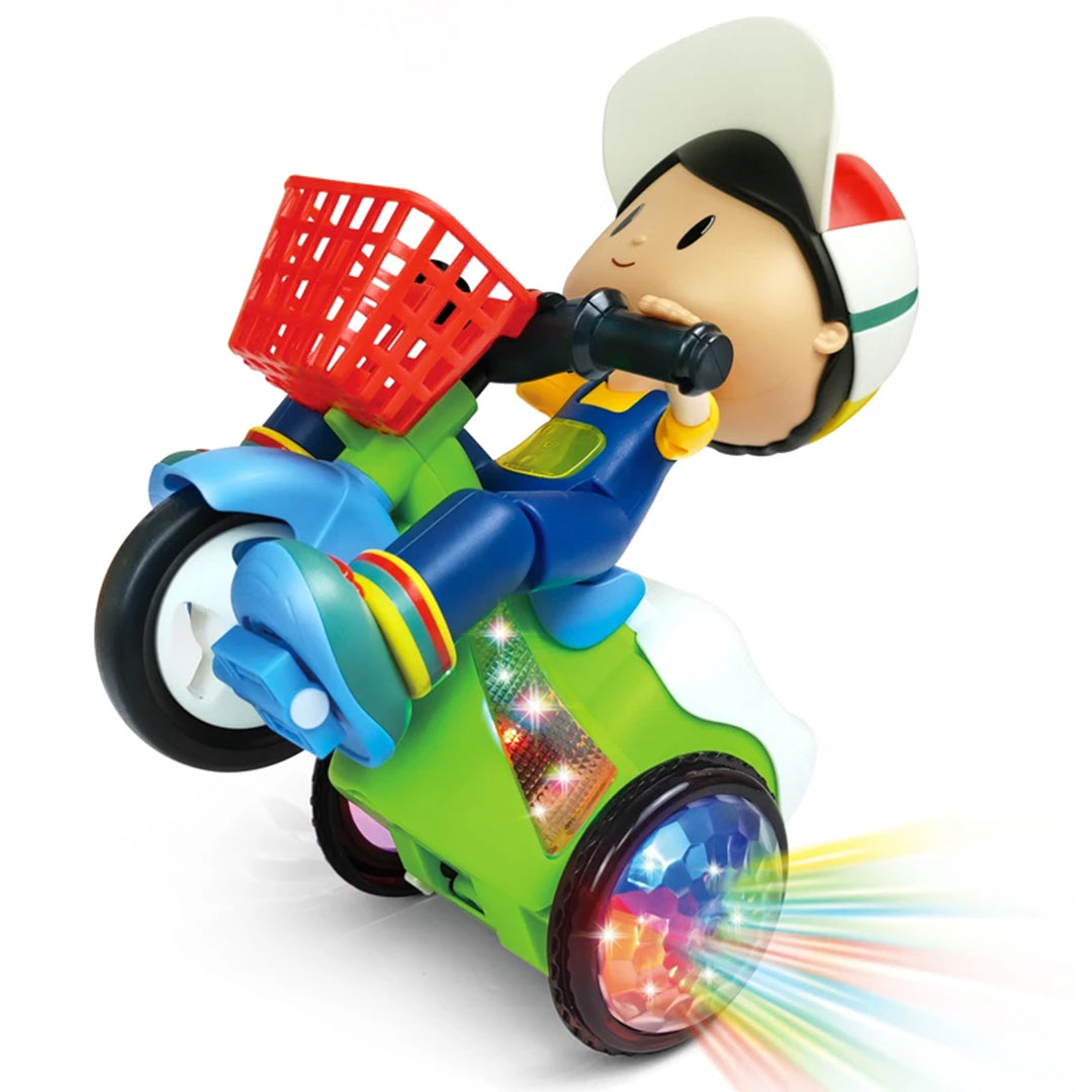 لعبة الدراجة الثلاثية الراقصة الدوارة بزاوية 360 درجة